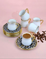 Leopard  Espresso Coffee Set