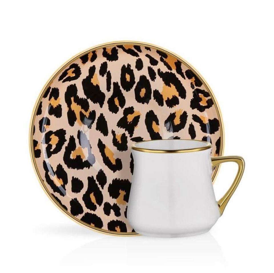 Leopard  Espresso Coffee Set