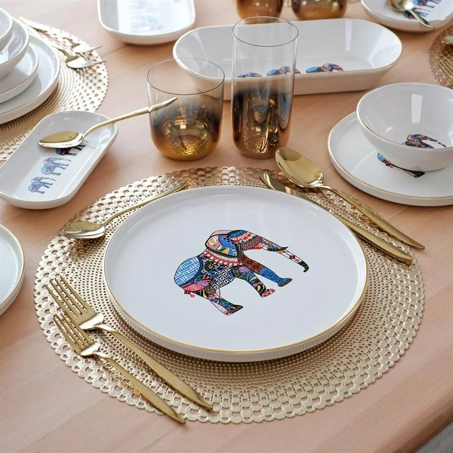 Elephant Dinnerware Set (31 pcs)