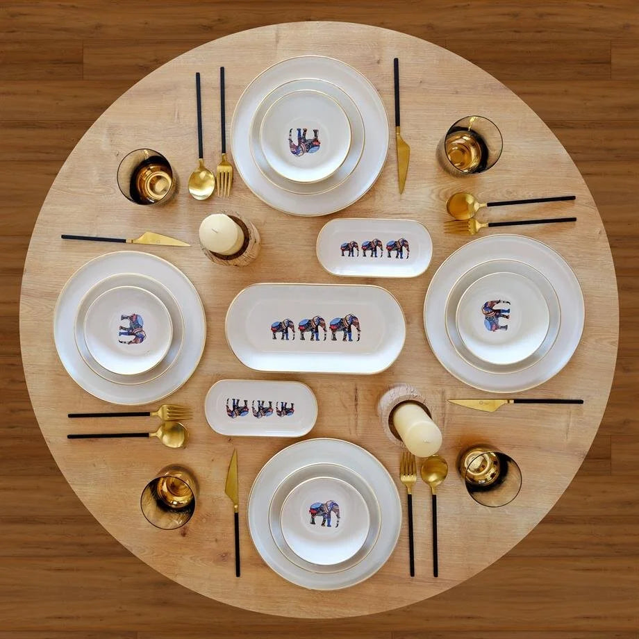 Elephant Dinnerware Set (31 pcs)