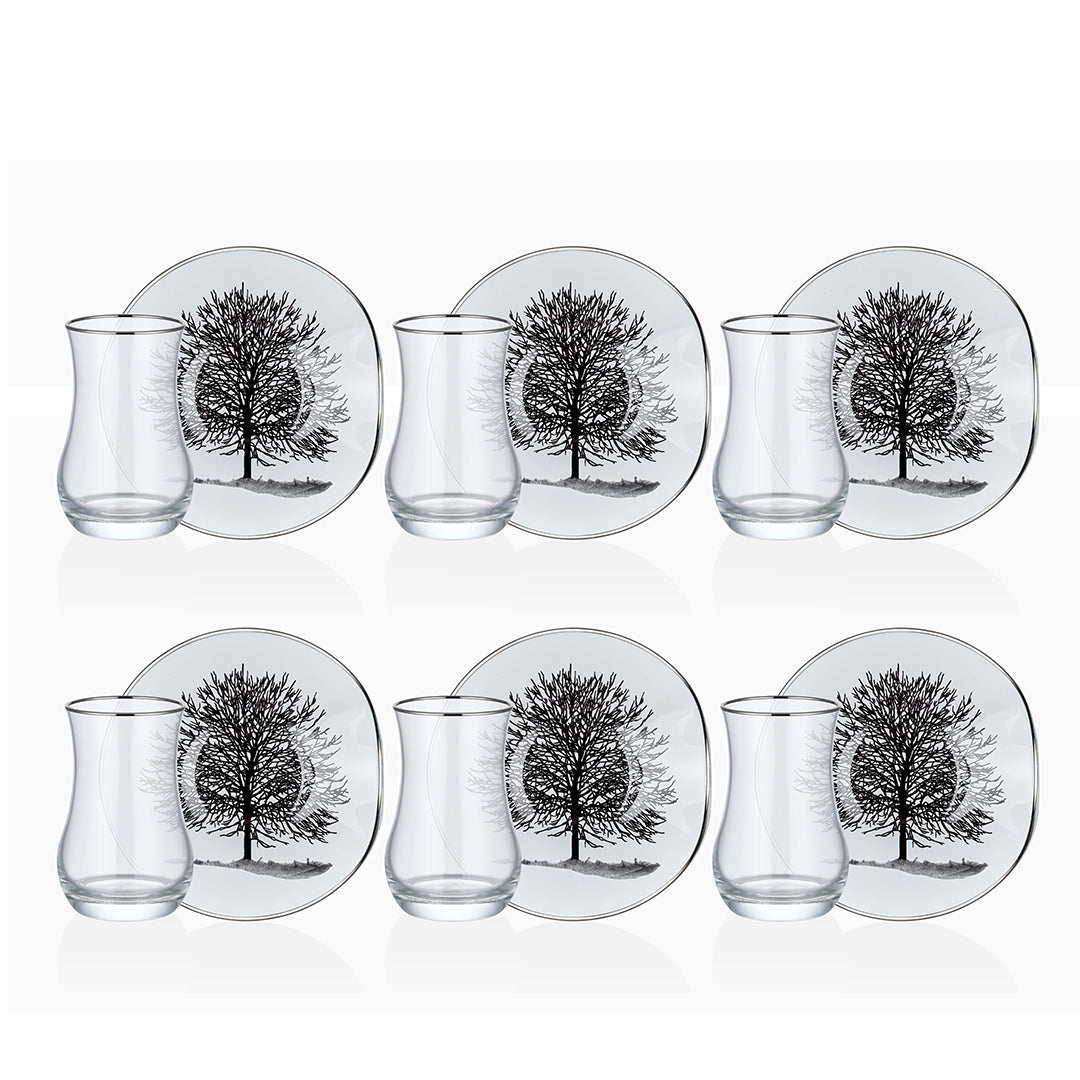 Planetree 6 Person Tea Glass Set