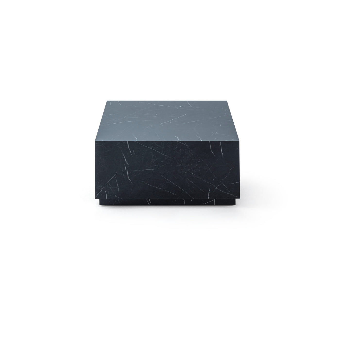 Black Marble Design Square Coffee Table