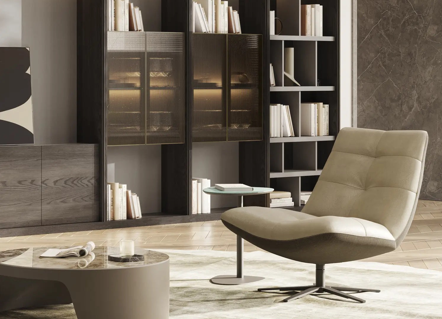 The Zen Accent Chair offers a sleek, minimalist design with customizable comfort, making it perfect for modern and contemporary interiors. Upholstered in luxurious fabric, it brings both style and relaxation to any space. Available now with fast shipping across the GTA and Canada.