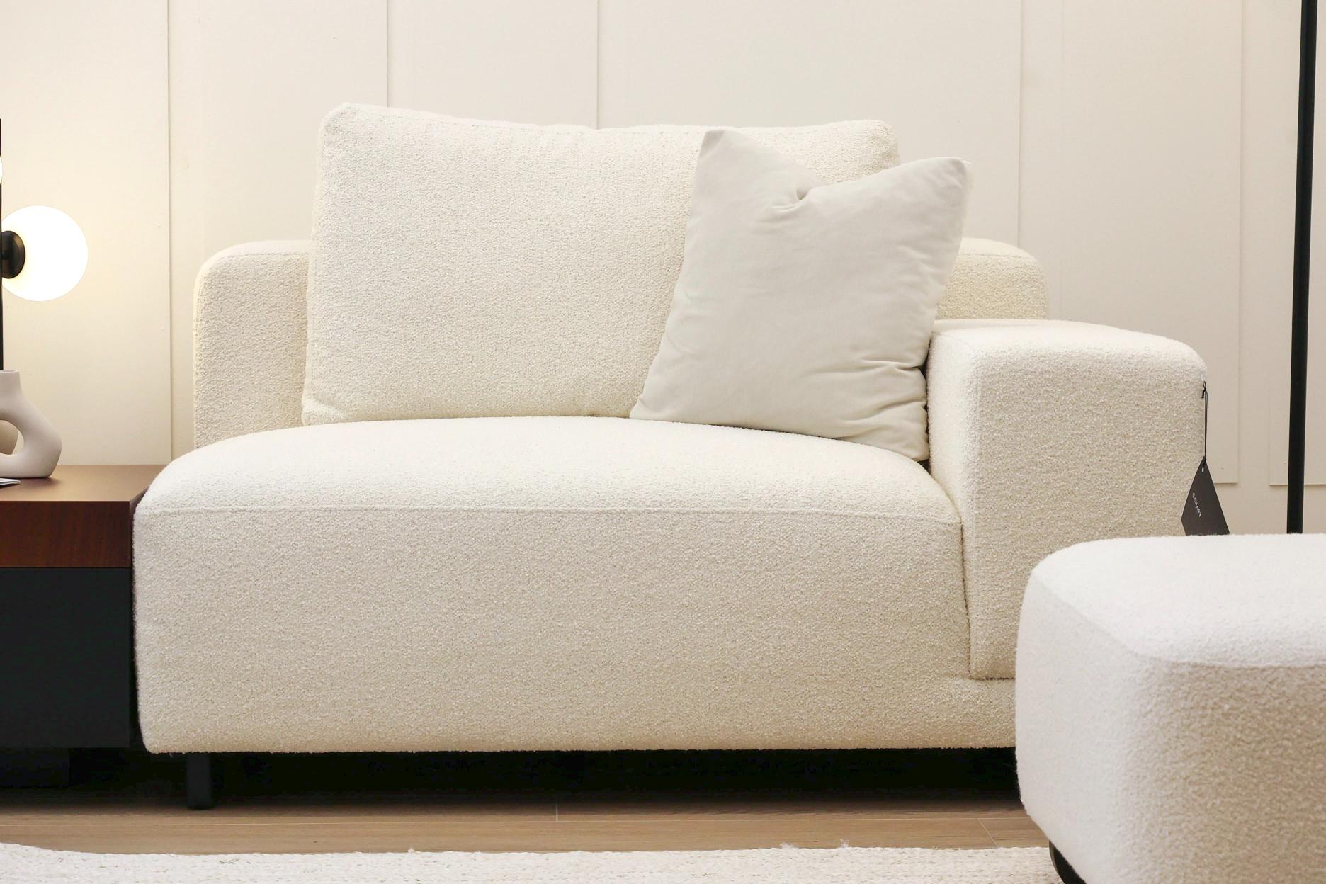 Aura Sofa with modern design, plush customizable seating, and luxurious comfort for contemporary interiors. Available with fast shipping across the GTA and Canada.