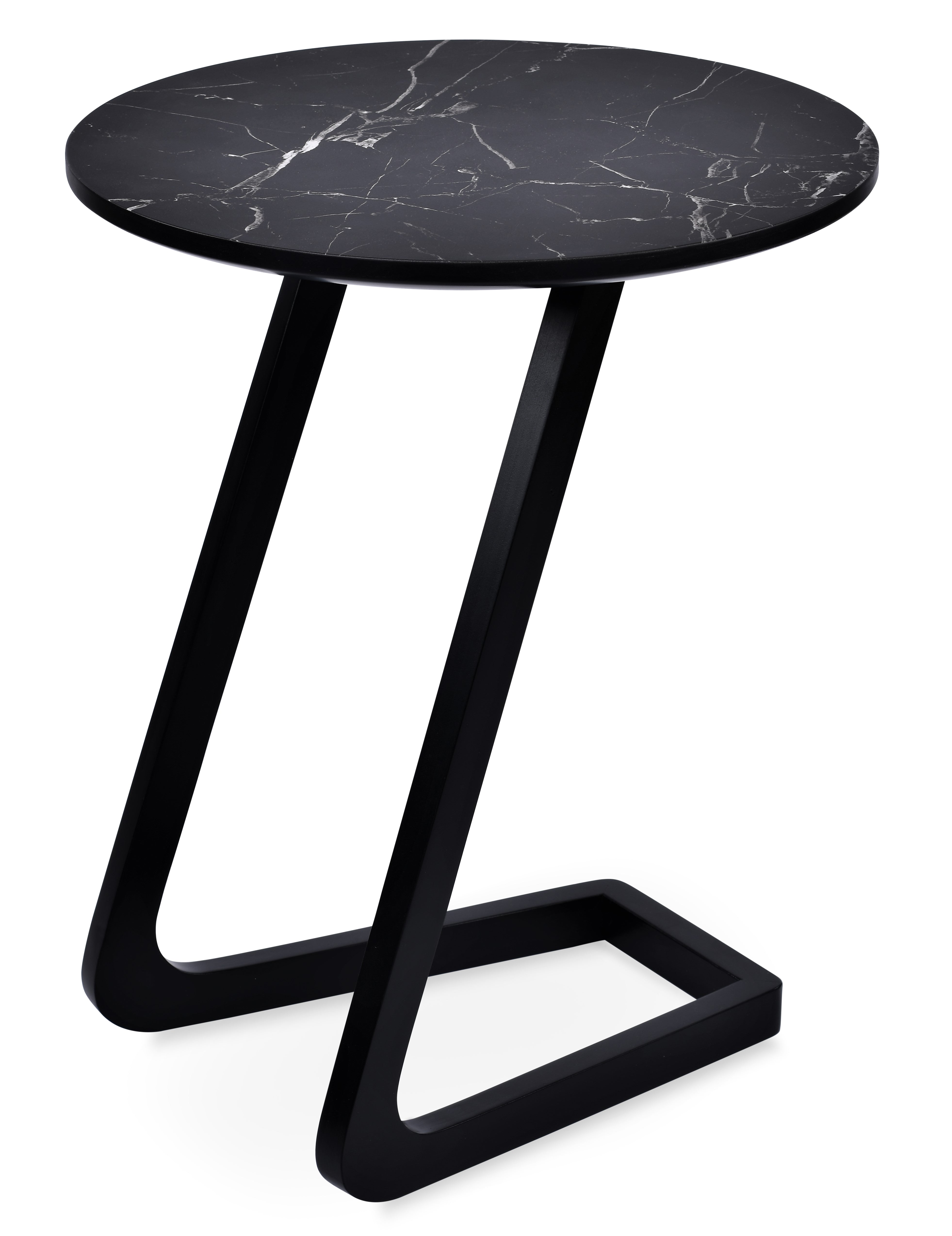 Sera End Table styled in a modern living room, adding a touch of elegance and functionality.