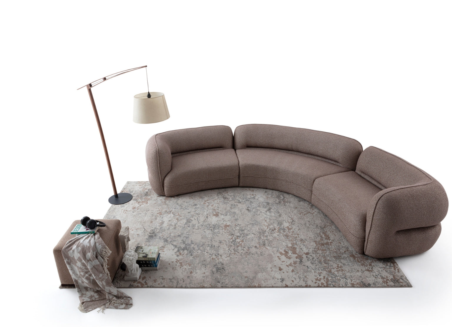 Valeo Modular Sofa in a complete room setup, enhancing the modern decor with versatile seating.