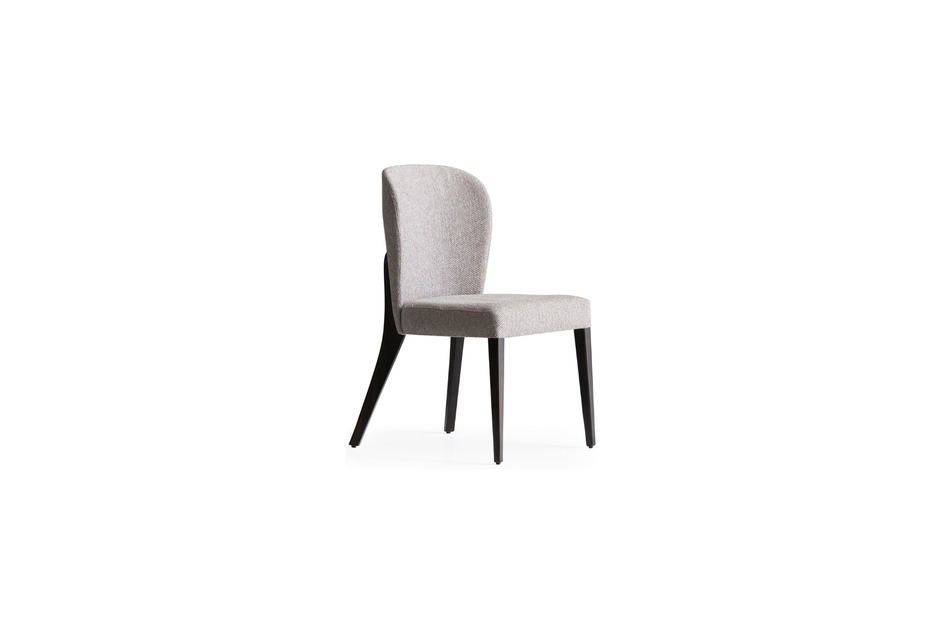 Back view of the Vokka Dining Chair emphasizing its clean lines and modern elegance.